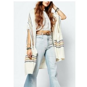 FREE PEOPLE Sleeveless Kimono Sweater